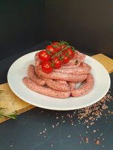 Load image into Gallery viewer, 22 Traditional Handmade Lincolnshire Pork  Chipolatas / approx 680 grams