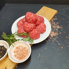 Load image into Gallery viewer, 10 x 58 gram Prime British Beef Minced Meat Balls