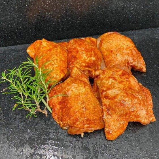 1.2kg British Chicken Oyster Thighs Marinated in BBQ Glaze / approx 8