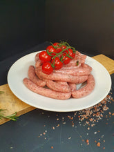 Load image into Gallery viewer, 22 Traditional Handmade Lincolnshire Pork  Chipolatas / approx 680 grams
