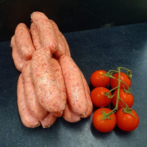 Traditional Bespoke Handmade Cumberland Pork Sausages  /available in 2 pack sizes